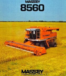 MF 8560 combine (MASSEY) brochure