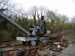 Steam crane (incomplete) at Coalbrookdale