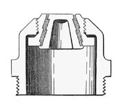 'National' fusible plug, section (Army Service Corps Training, Mechanical Transport, 1911)