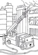Emergency Vehicles Colouring Book 4