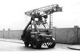 A 1940s Taylor Coffin Yardcrane Petrol engined model