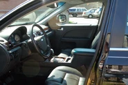 The interior of the Five Hundred Limited (black leather with wood trim)