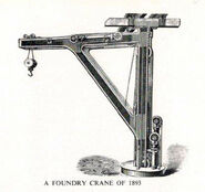 A 1890s Smith Of Rodley 5T Foundry Hoist Crane