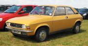 Austin Allegro 1300 (1979): the Allegro was also offered as a two door saloon