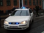 A Ford Mondeo operated by the , the national police of Denmark