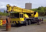 A 1980s HYDROCON Swordsman Cranetruck Turbodiesel hydraulic