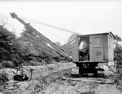 A 1940s Priestman Brothers Panther Dragline Excavator