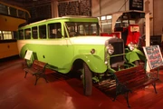 A rare 1927  bus on display in the  in Lancashire