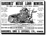 Ransomes Motor Mowers advert