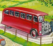 BertieRWS.webp (381 KB) The Reverend Wilbert Awdry depicted the AEC K-T type as Bertie the bus in the Railway Series: Tank Engine Thomas Again