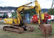 Sennebogen 360 degree excavator with continental 2-piece boom