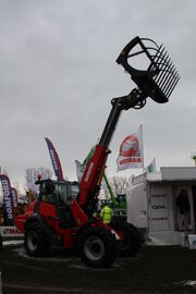 Manitou telehandler at LAMMA 2013 IMG 6307