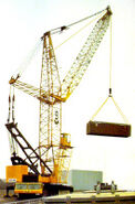 1980s COLES Colossus LT6000 Harbour Towercrane