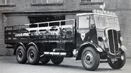 A 1930s Thornycroft Stag Brewery Lorry Petrol engined sixwheeler