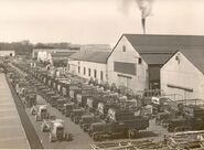 A closer view of the original Thornycroft Motor Vehicle Factory yard at Basingstoke