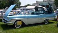 Ford Skyliner c. 1958 retracting its roof