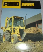 Ford 555B backhoe brochure