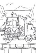 Emergency Vehicles Colouring Book 12