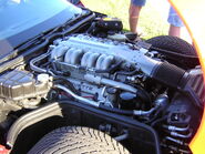 All Chevrolet Corvette from the second generation (model year 1963) through current models are FMR layouts as seen in the engine bay of the Corvette ZR-1.