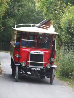 Early Leyland bus, Amberley