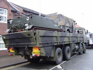 Foden Military truck from rear