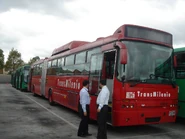Ikarus C83.30G 2002; operating in Transmilenio Bogota, Colombia (2006).