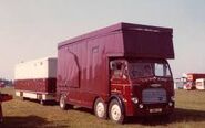 A 1960s LEYLAND Steer Diesel Furniture Removal truck & trailer