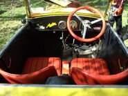 Austin 7 interior, Australian Capital Territory Historic Car "195"