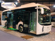 Castrosua Tempus hybrid city bus at the 2008 FIAA (International Bus and Coach Fair) in Madrid