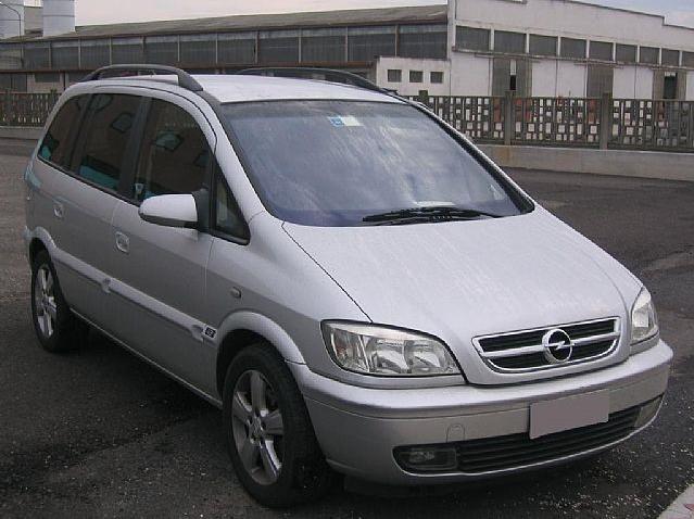 2007 Opel Meriva Microvan blueprints free - Outlines