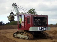 A 1970s Smith Of Rodley Crawler Faceshovel Diesel used in mining