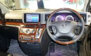 Interior of the 2005 (second generation) Elgrand, with LCD screen.