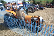 Tractor puller with a jet engine at Holcot