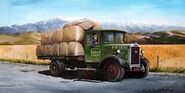 A 1930s Leyland Beaver Petrol Lorry 4X2