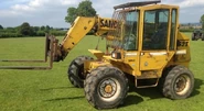 A 1990s Sanderson 623 4WD Teleporter Forklift Diesel