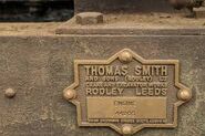 Another original Thomas Smith And Sons Limited nameplate on a Smith excavator