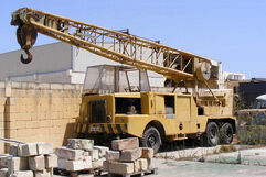 A 1976 Jones KL10-10 6WD Cranetruck Diesel