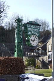 Leyland Motors clock (Roadside advert)