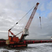 A 1980s Priestman Lion MC250 Crawlercrane Diesel