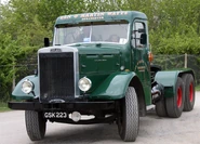 A 1950s Leyland Super Hippo Haulage Tractor Diesel preserved