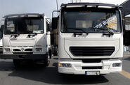 Saipa Diesel New Budsun NB8(right) vs. Saipa Diesel Budsun(left) designed by Sivan design group