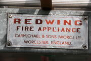 Redwing Fire - Carmichael & Sons plate - IMG 4981