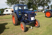 Fordson E27N Major (CSU 275) with Scottish Aviation cab at Lincoln rally 2012 - IMG 6915