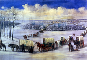 Crossing the Mississippi on the Ice by C.C.A