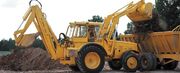 BM Volvo G 612 backhoe