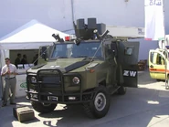AMZ Dzik 2 of the Polish Army Military Police at Kielcach