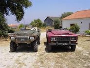 1980s PORTARO Diesel models modified for offroad racing