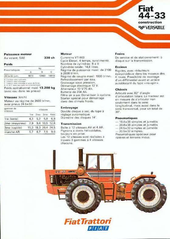 Tracteur Someca 75 CV