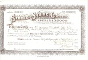 Straker-Squire Share Certificate