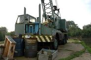 A 1970s ALLEN T12 Cranetruck 6X4 with Leyland Diesel engines